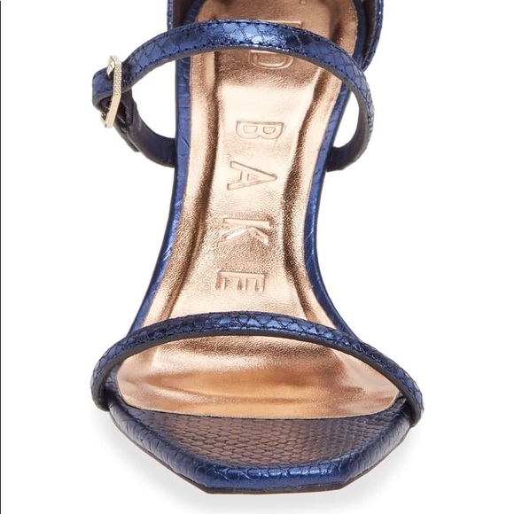 Ted Baker Women Ted Baker London | Blue Triam Metallic Sandals